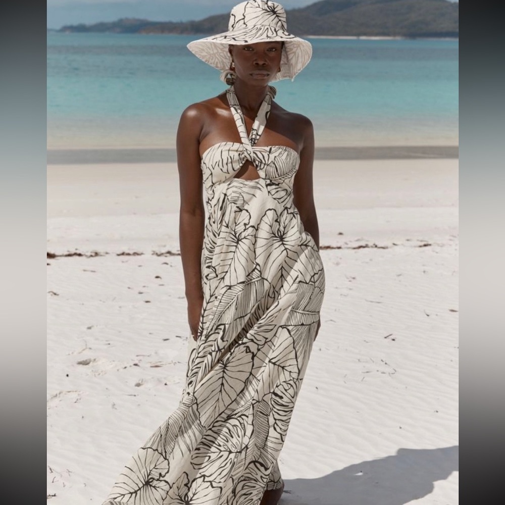 DISSH Black and White Maxi Dress